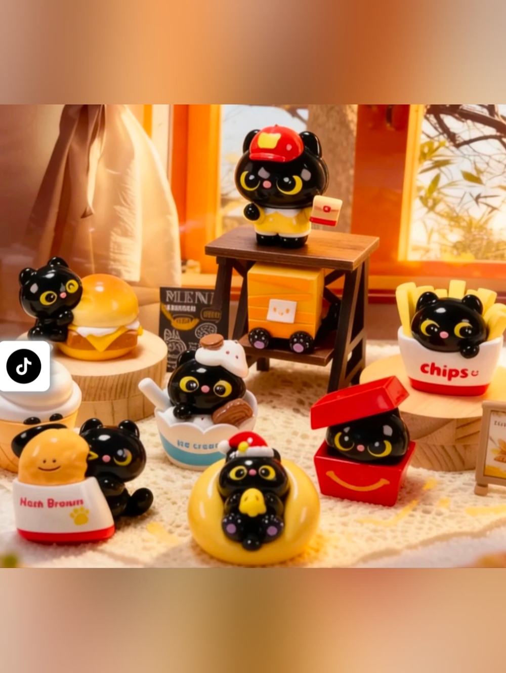 ADD ONE (1) For $20 Adorable Mini Foodie Cat Figure To Bundle If You Spend $75+